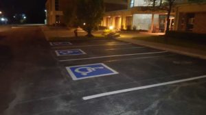 Handicap spaces